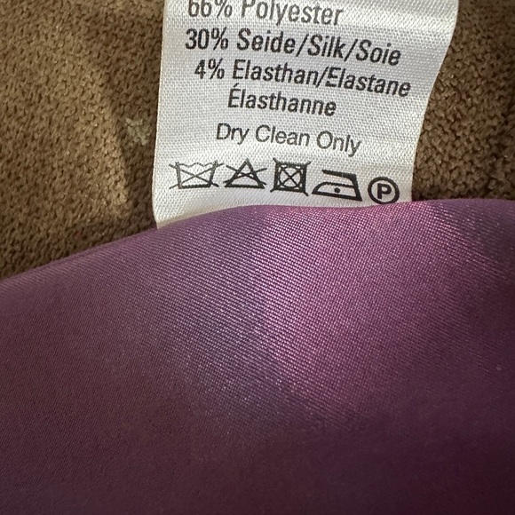 TALBOT RUNHOF Deep Blue Midi Sheath Dress with V-neck Sleeveless MSRP 1,295.00 - Picture 9 of 9